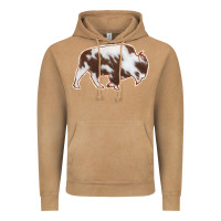 Vintage Camel Cowhide Bison Silhouette Vintage Hoodie - Bettercallsaul