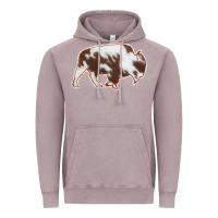Vintage Zinc Cowhide Bison Silhouette Vintage Hoodie - Bettercallsaul