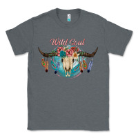 Charcoal Heather Wild Soul Classic Tee - JahusDesignShop