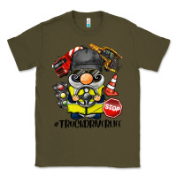 Army Green truck driver life gnome Classic Tee - BarkalooDesign