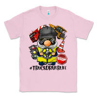 Bubblegum Pink truck driver life gnome Classic Tee - BarkalooDesign