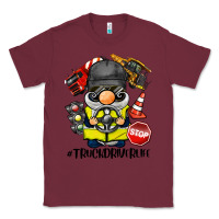 Burgundy truck driver life gnome Classic Tee - BarkalooDesign