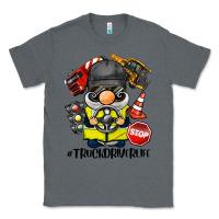 Charcoal Heather truck driver life gnome Classic Tee - BarkalooDesign