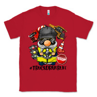 Red truck driver life gnome Classic Tee - BarkalooDesign