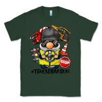 Sports Green truck driver life gnome Classic Tee - BarkalooDesign