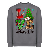 Storm love nurse life christmas Heavyweight Sweatshirt - CowGirlArtShop