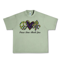 Oil Green mardi gras love peace Urban Heavy Tee - Bettercallsaul