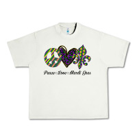 Pistachio mardi gras love peace Urban Heavy Tee - Bettercallsaul