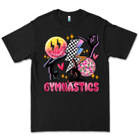 Black retro gymnastics Premium Tee - MaliasSmallBusiness