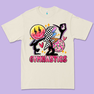 Retro Gymnastics Premium Tee Designed By Maliassmallbusiness