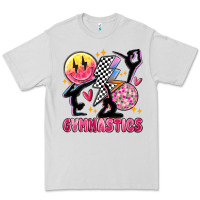 Dove Grey retro gymnastics Premium Tee - MaliasSmallBusiness