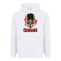 White chingona latina bun mama Heavyweight Hoodie - BundleAndBundleShop
