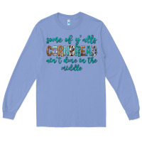 Colony Blue Some of Y'alls Cornbread Ain't Done In Middle Long Sleeve Tee - texasbilliewilder