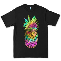 Black tie dye pineapple Premium Tee - JahusDesignShop
