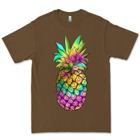 Cacao tie dye pineapple Premium Tee - JahusDesignShop