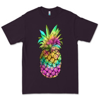 Plum tie dye pineapple Premium Tee - JahusDesignShop