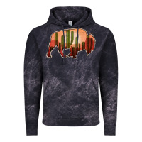Cloud Black Cactus Bison Silhouette Vintage Hoodie - Bettercallsaul
