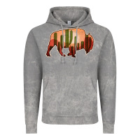 Cloud Rock Cactus Bison Silhouette Vintage Hoodie - Bettercallsaul