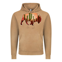Vintage Camel Cactus Bison Silhouette Vintage Hoodie - Bettercallsaul
