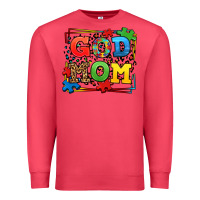 Cardinal autism god mom Premium Sweatshirt - LillyAllenDesigns