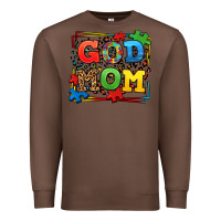 Chestnut autism god mom Premium Sweatshirt - LillyAllenDesigns