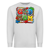 Dove Grey autism god mom Premium Sweatshirt - LillyAllenDesigns