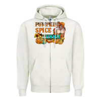 Pumpkin Spice Junkie Zipper Hoodie | Teevron