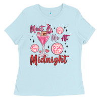 Baby Blue meet me at midnight Ladies Tee - MaliasSmallBusiness