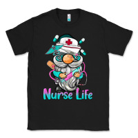 Black nurse life  gnome Classic Tee - BarkalooDesign