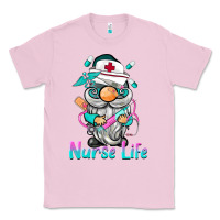 Bubblegum Pink nurse life  gnome Classic Tee - BarkalooDesign