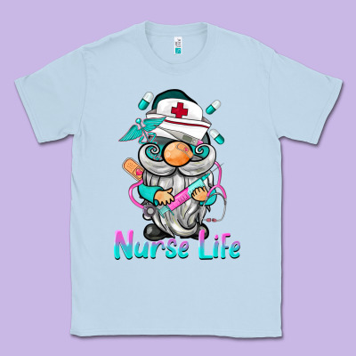 Nurse Life  Gnome Classic Tee Designed By Barkaloodesign