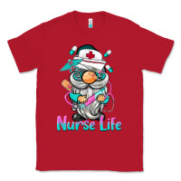 Red nurse life  gnome Classic Tee - BarkalooDesign