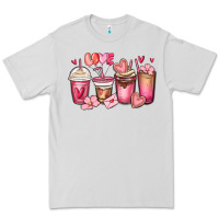 Dove Grey valentines day coffee cups Premium Tee - MaliasSmallBusiness