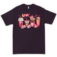 Plum valentines day coffee cups Premium Tee - MaliasSmallBusiness