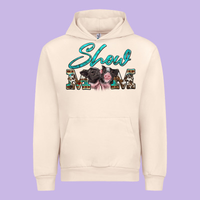 Show Mom Pigs Urban Hoodie Designed By Artiststas