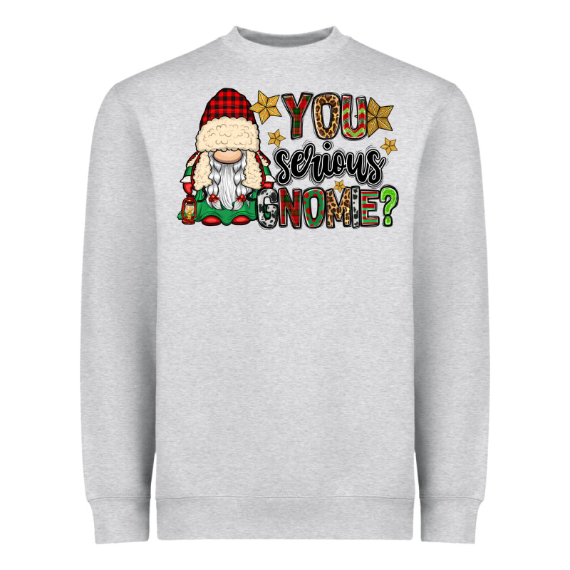 You Serious Gnomie Heavyweight Sweatshirt by CowGirlArtShop | Teevron