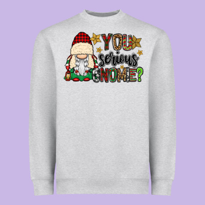 You Serious Gnomie Heavyweight Sweatshirt Designed By Cowgirlartshop