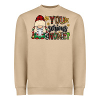 Mushroom you serious gnomie Heavyweight Sweatshirt - CowGirlArtShop