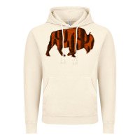 Vintage Artic Red Cactus Bison Silhouette Vintage Hoodie - Bettercallsaul