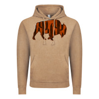 Vintage Coffee Red Cactus Bison Silhouette Vintage Hoodie - Bettercallsaul
