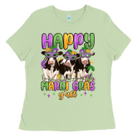 Matcha happy mardi gras y'all Ladies Tee - MaliasSmallBusiness