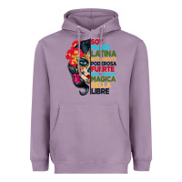 Lavender sugar skull women hispanic heritage month Heavyweight Hoodie - BundleAndBundleShop