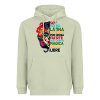 Matcha sugar skull women hispanic heritage month Heavyweight Hoodie - BundleAndBundleShop