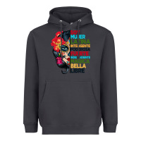 Smoke sugar skull women hispanic heritage month Heavyweight Hoodie - BundleAndBundleShop