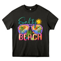 Asphalt salty beach Heavy Core Tee - MaliasSmallBusiness