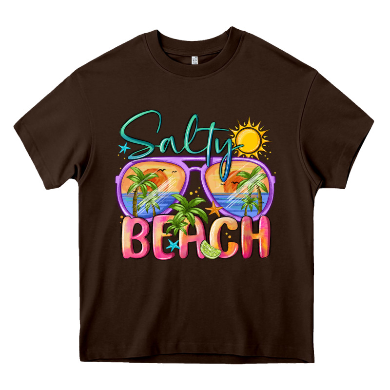Salty Beach Heavy Core Tee by MaliasSmallBusiness | Teevron