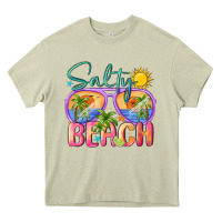 Mossy salty beach Heavy Core Tee - MaliasSmallBusiness