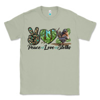 Matcha Peace Love Sloths Classic Tee - LillyAllenDesigns