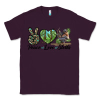 Plum Peace Love Sloths Classic Tee - LillyAllenDesigns
