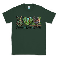 Sports Green Peace Love Sloths Classic Tee - LillyAllenDesigns